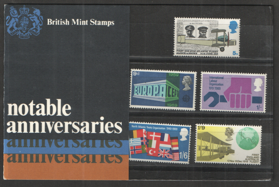 (image for) 1969 Notable Anniversaries Presentation Pack